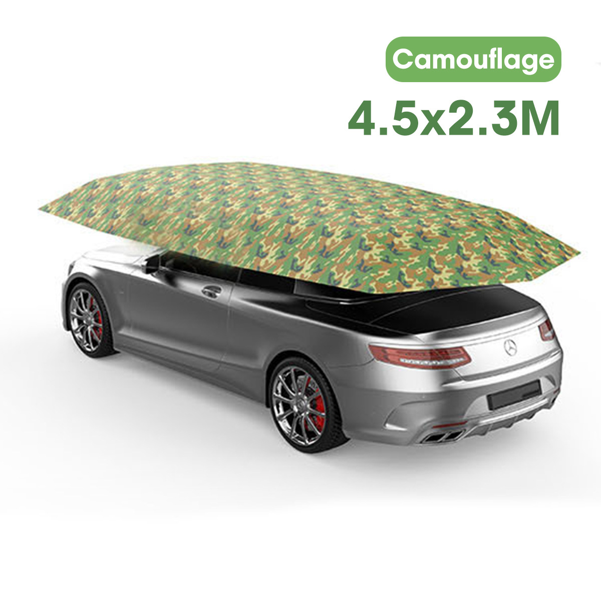 Cross-border Hot Sale Car Heat Insulation Car Canopy Sunshade Sunshade Umbrella Caravan Cloth Waterproof Dust-proof UV-proof
