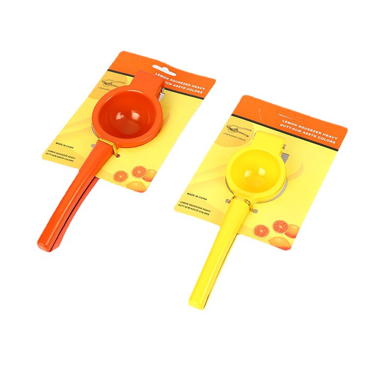 Кухонные гаджеты Amazon Color Handle Ручная лимонная соковыжималка Алюминиевая фруктовая соковыжималка