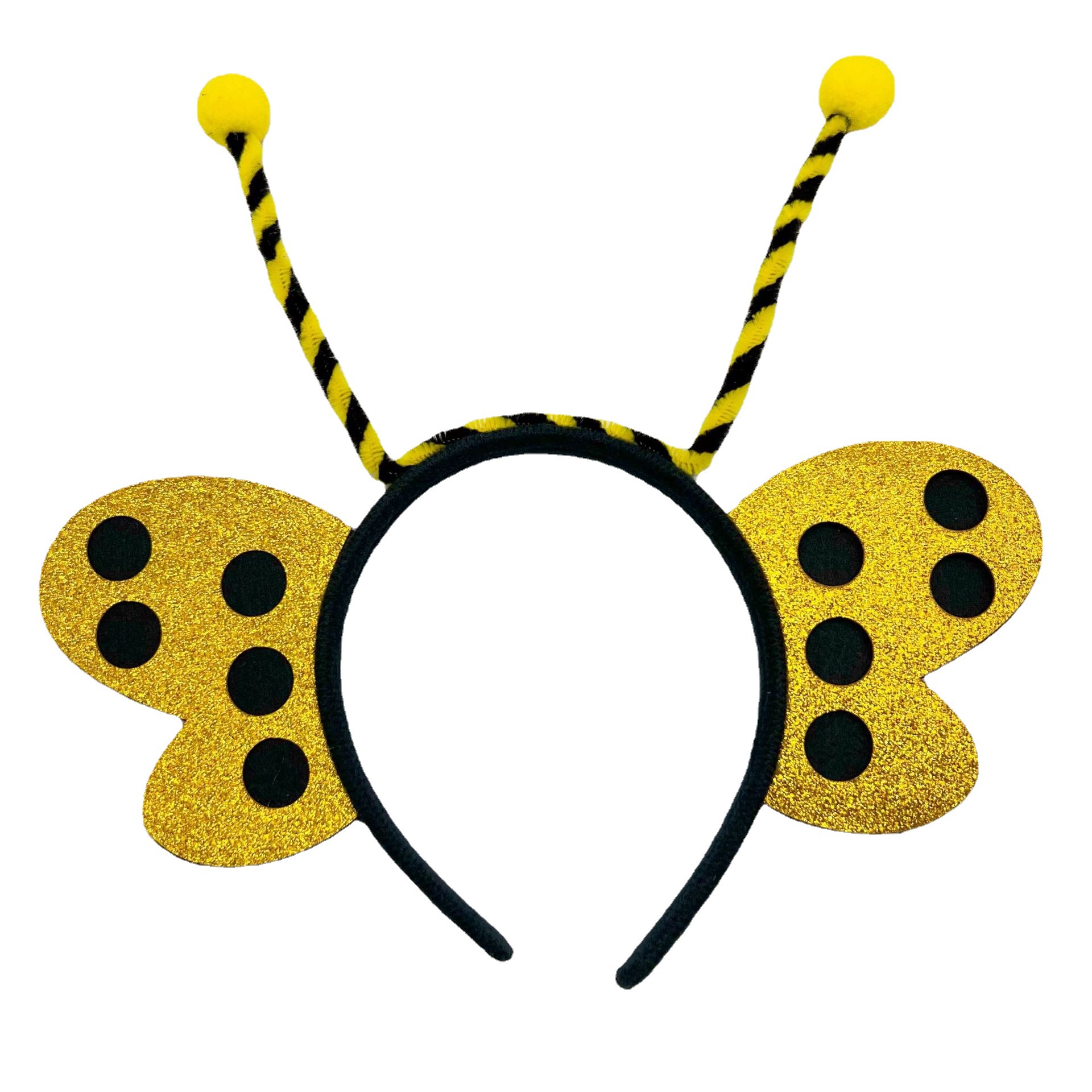 Ins Children's Day June 1 Halloween Cute Funny Butterfly Bee New Girl's Birthday Insect Headband Hair Accessories