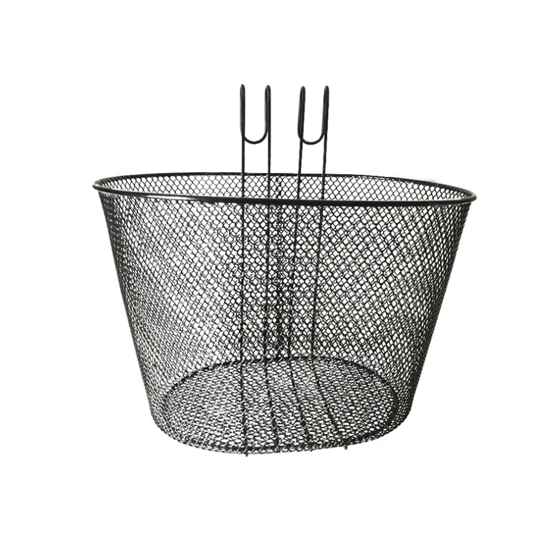 Bicycle front vegetable basket rear hanging blue basket folding car basket hanging car basket mountain bike electric car basket