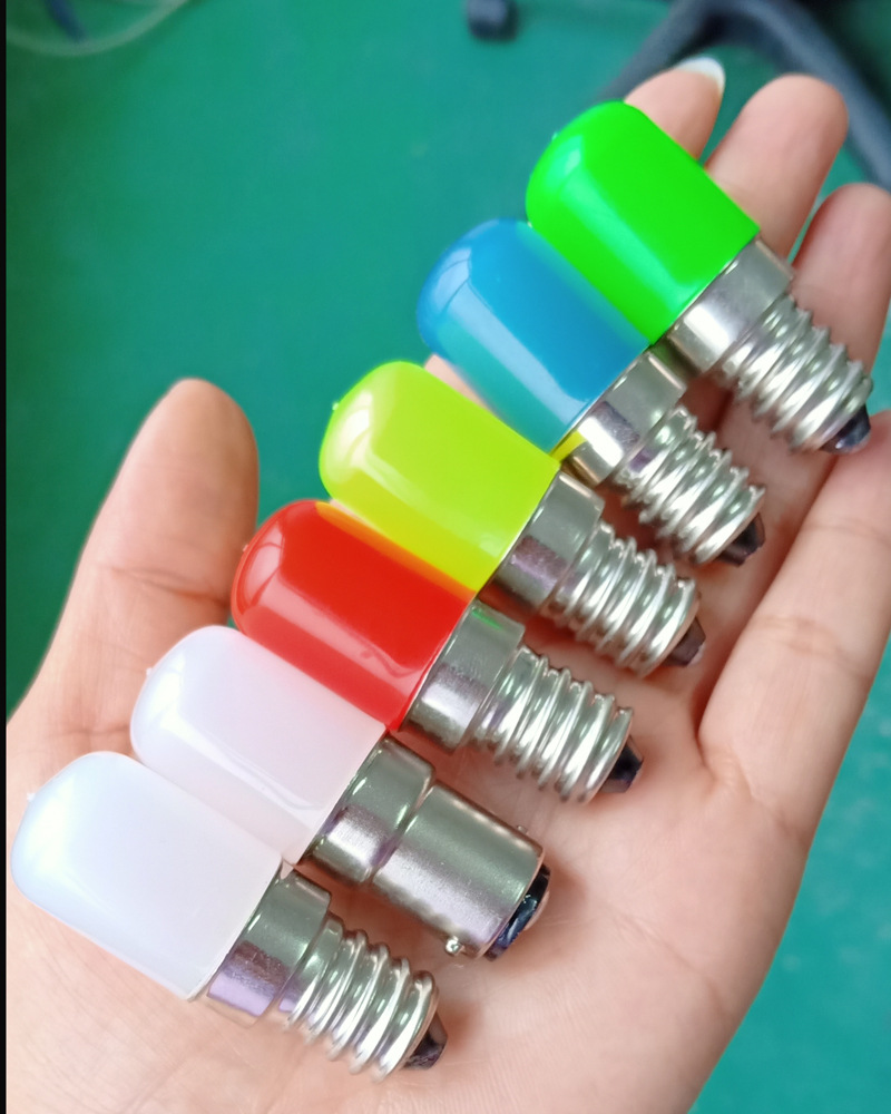 T18S-206 bulb refrigerator lamp PC cover E12B15 voltage 110V220V freezer bulb 2W bulb E14