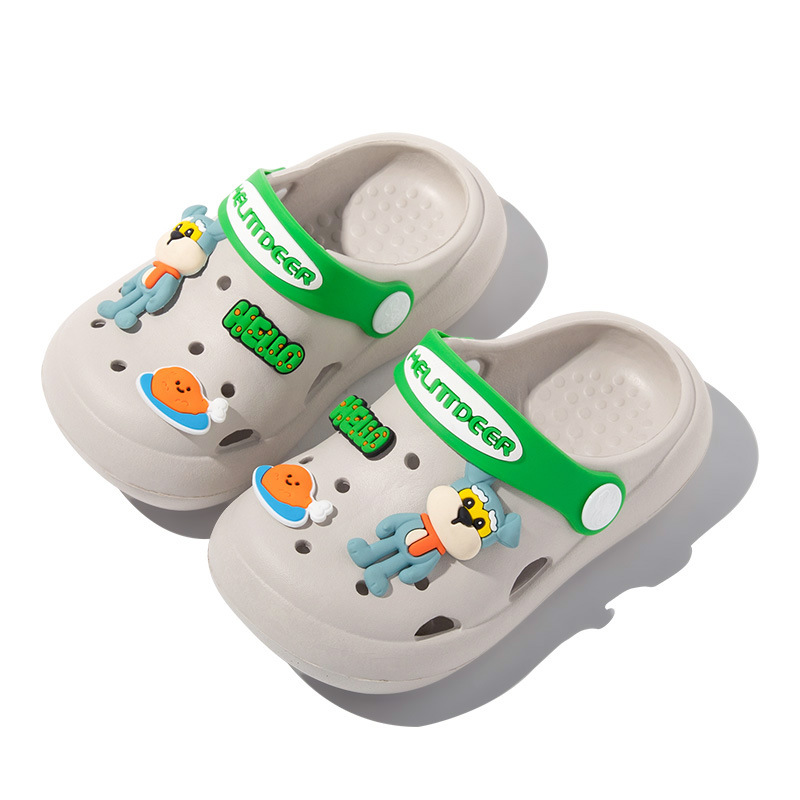 Children's slippers wholesale summer boys and girls sandals cartoon wear-resistant breathable baby sandals wholesale hole shoes sandals