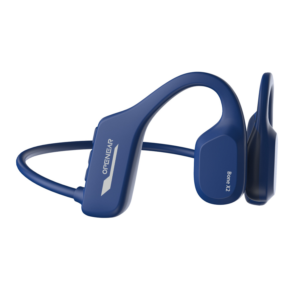 Noise Reduction Ear-Hanging Wireless Waterproof Sports Running Swimming Bone Conduction Private Model Bluetooth Headset Deep Waterproof