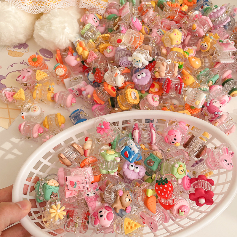 Baby Super Cute Clip Headwear Children's Fruit Small Grab Clip Cute Girl's Broken Hairpin Summer Bangs Hairpin Hair Accessories