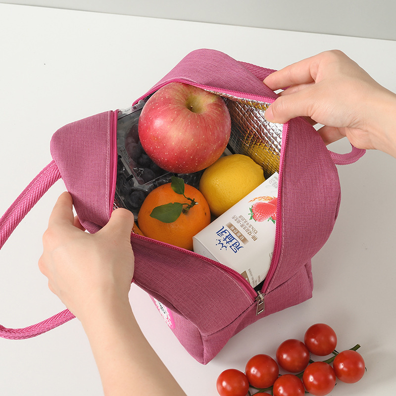 Factory wholesale thermal insulation bag waterproof fresh aluminum foil lunch box bag work Portable Primary School student lunch bag travel ice bag