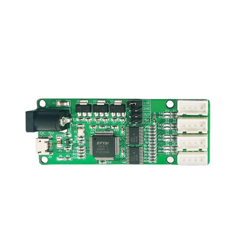 USB to 4-way TTL module four-way high-speed UART serial port module LC-FT4232-4TTL
