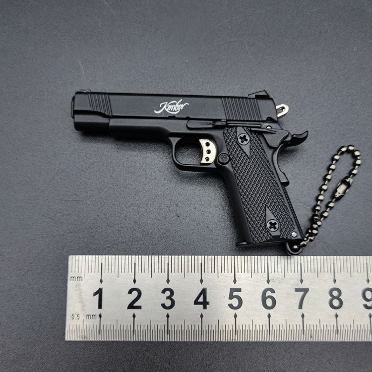 Jedi Survival Metal Gun Mold 1:3 Upgraded Kimber 1911 Model Keychain Chicken Eating Weapon Military Pendant