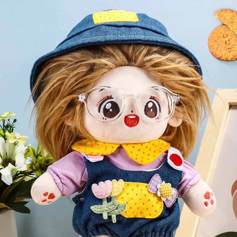 Cotton Doll Glasses 20cm Baby Accessories Dress-up Doll Small Muppet Doll Toy Sunglasses Accessories