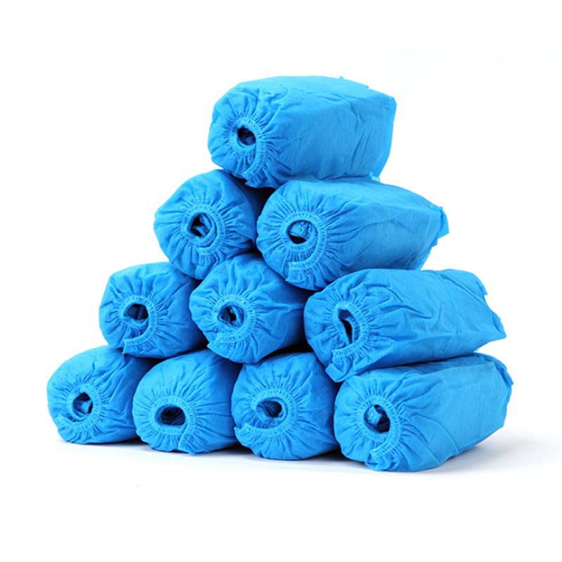 Factory direct disposable non-woven shoe cover thickened printing non-slip breathable wear-resistant coated waterproof foot cover spot