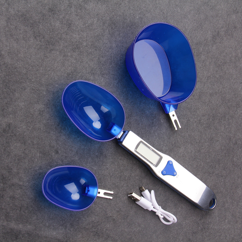 Household kitchen baking electronic measuring spoon high precision 500g 0.1g food and medicine measuring tool hand-held electronic spoon scale