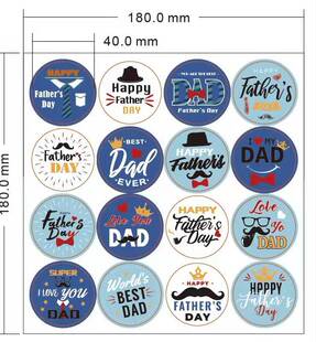 Father's Day Stickers Thanksgiving Stickers Stickers Holiday Stickers Decorative Stickers Greeting Cards