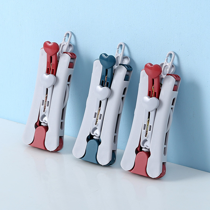 Folding hanger simple portable travel outdoor travel household multi-functional magic drying rack non-slip hanger