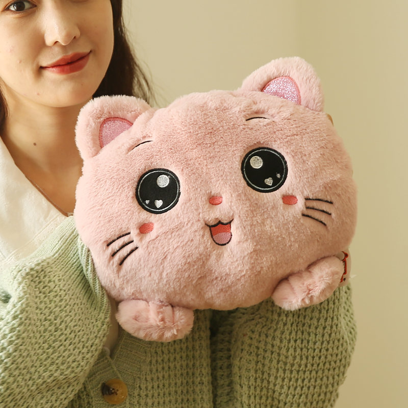 National standard safety intelligent explosion-proof charging hot water bag automatic power-off thick warm cartoon hand warmer cold warm