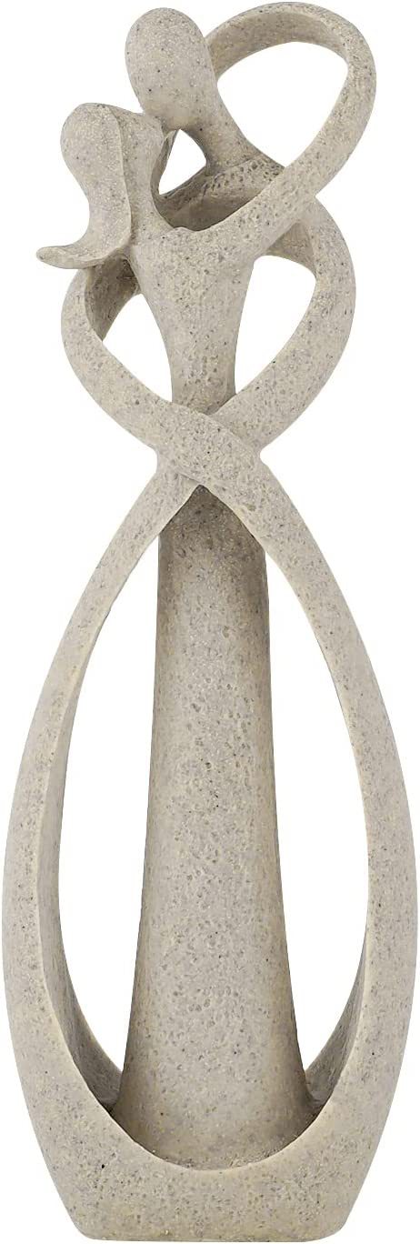 Cross-border sandstone resin lover hug kiss style abstract sculpture statue home office decoration delivery