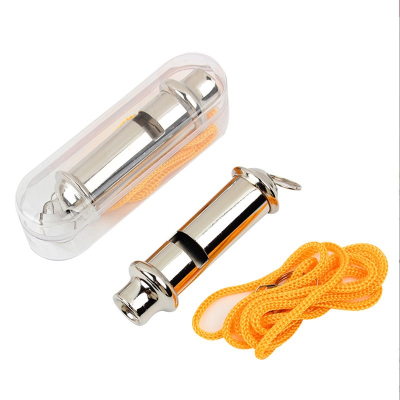 Metal whistle high frequency training life-saving whistle police team outdoor pet referee whistle non-nuclear professional whistle wholesale