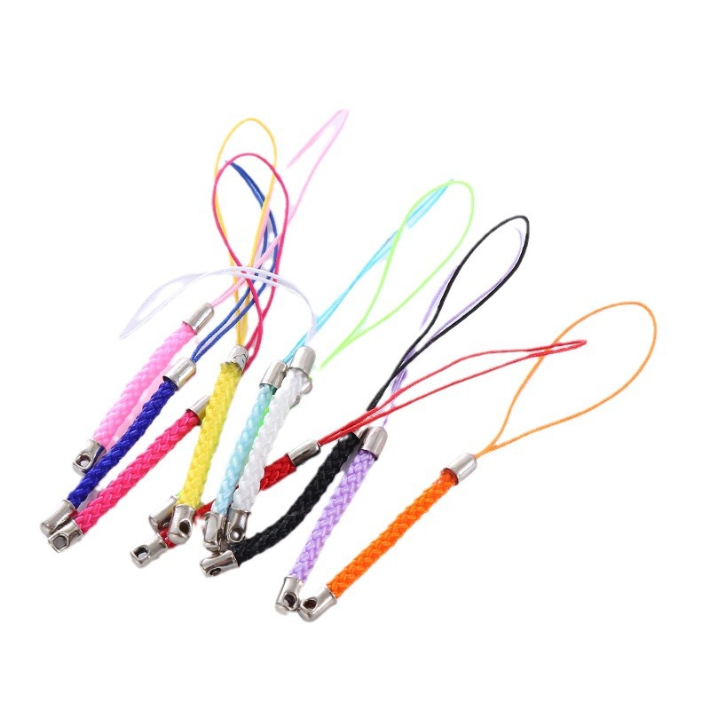 Perfume lanyard short handmade braided rope mobile power lanyard mobile phone charging treasure lanyard U disk lanyard