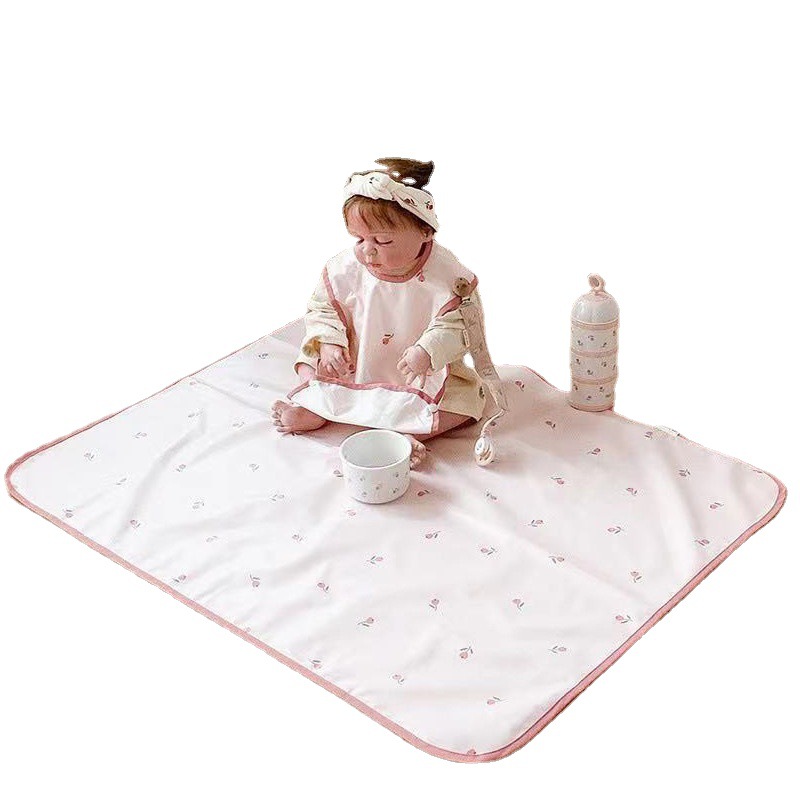 South Korea ins baby diaper pad waterproof washable urine-proof mattress baby leak-proof bear overnight bed sheet