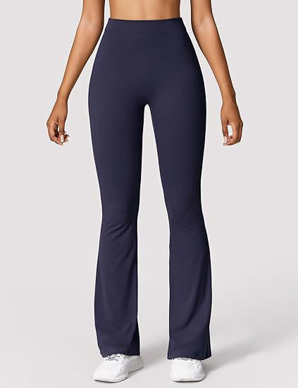 Amazon Peach Hip-lifting yoga flared pants fitness sports wide-leg flared pants high waist quick-drying yoga pants OK31