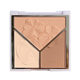 Three-color makeup plate high-gloss blush brightened matte nose shadow eye shadow novice makeup comprehensive plate makeup parity