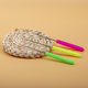 Plastic handle awl handmade DIY tailor hole-binding needle cone leather garment making tool thousands of shoes needle-picking drilling