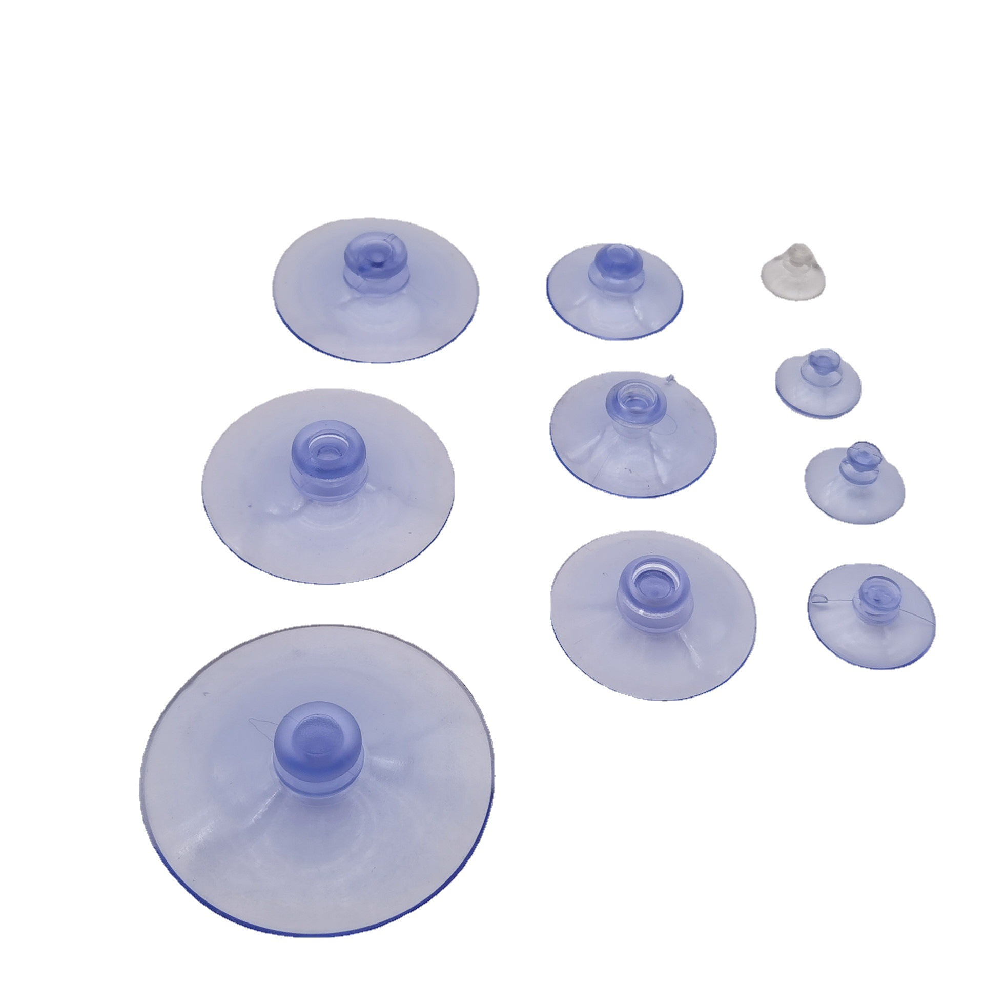 Sandalon PVC mushroom head suction cup transparent glass suction cup stainless steel kitchen utensils for a variety of scenarios