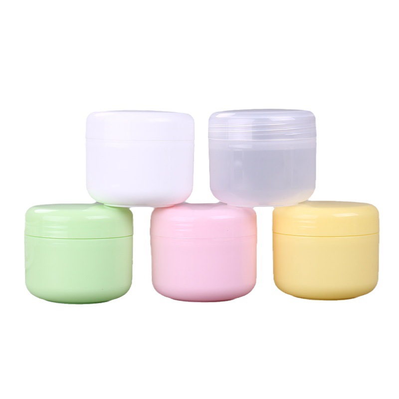 Wholesale PP cream box 20g30g50g100G round box cosmetic packaging packing cream box small sample box