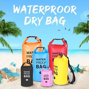 Factory wholesale beach waterproof bag outdoor trend backpack drifting PVC bucket bag drifting hiking backpack