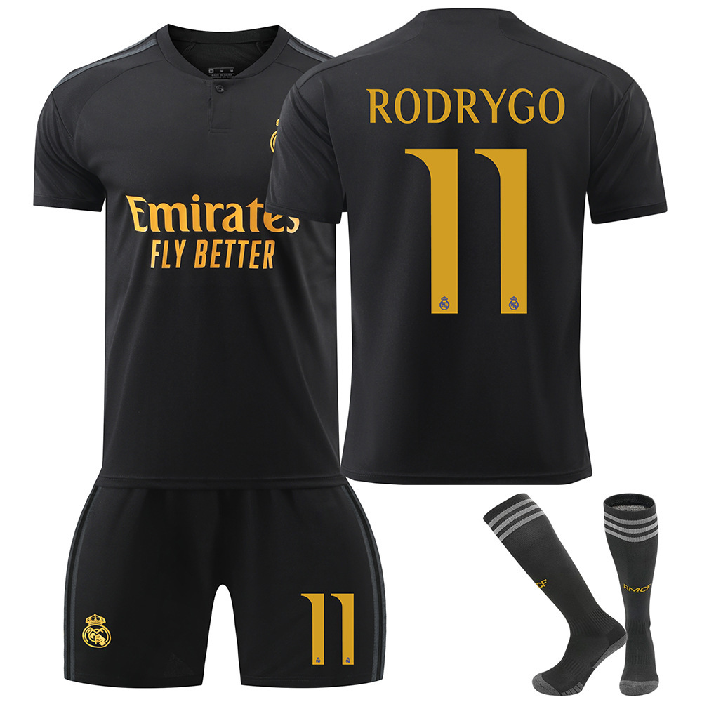 2324 Real Madrid second-team jersey No. 10 Mbappe No. 7 Vinicus No. 5 Bellingham football jersey