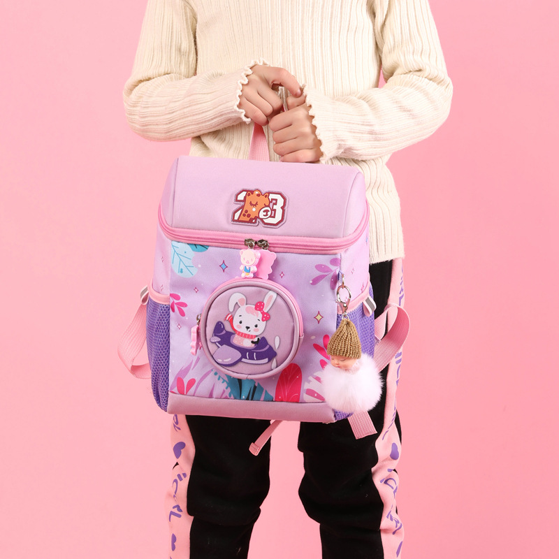 New Children's Bag Cartoon Printed Kindergarten Schoolbag Cute Casual Baby Backpack Lightweight Small Backpack