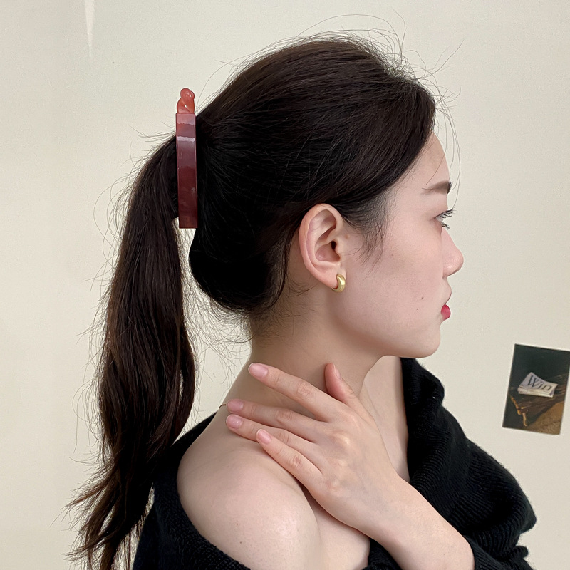 Accessori per capelli con molletta a banana color gelatina, volume per capelli, molletta multi-torsione, grande molletta verticale, semplice molletta per coda di cavallo, molletta per la parte superiore con una sola parola_voghion.com