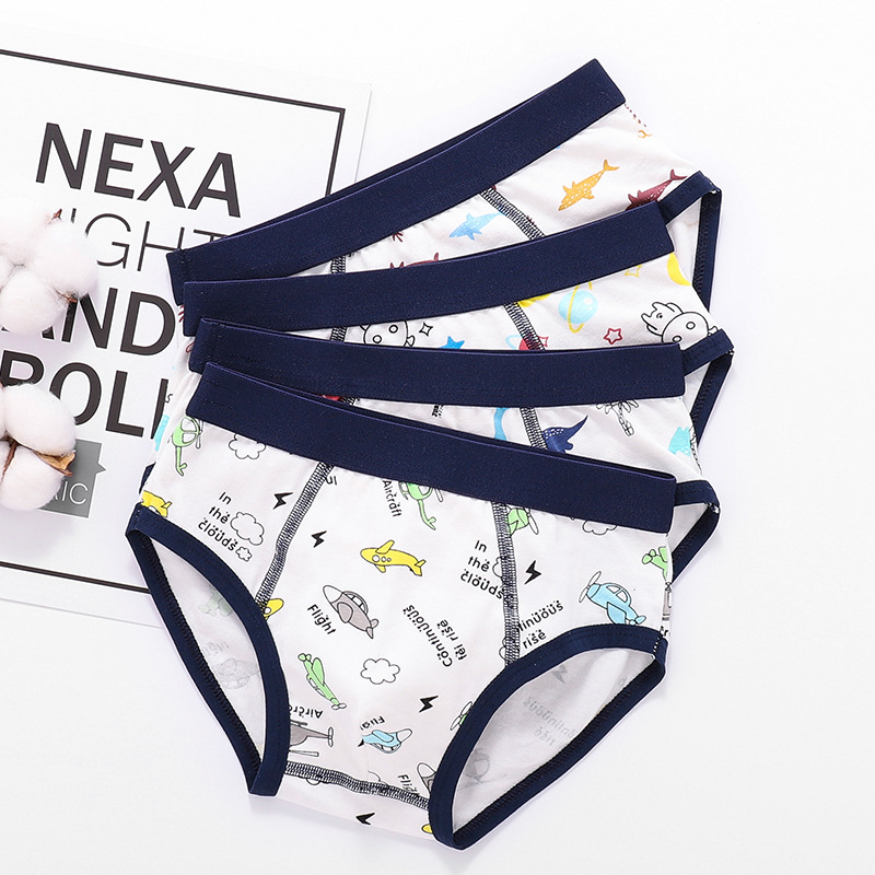 2025 Breathable Toddler Boys' Underwear Summer Thin Triangle Middle and Large Toddler Children's Shorts Boys' Underpants