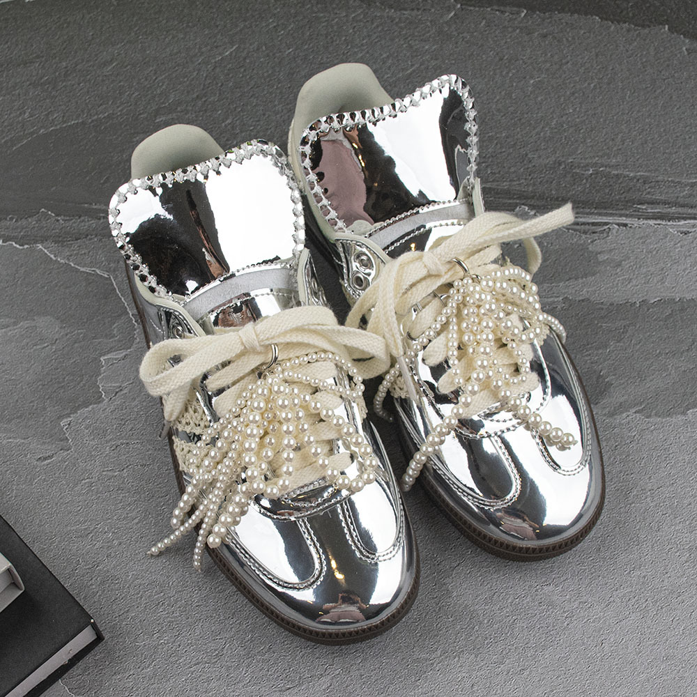 Simple Shoe Flower Pearl Bow Pearl String Shoes Accessories Buckle sneaker Decorative Buckle Shoelace Buckle Bag Jewelry