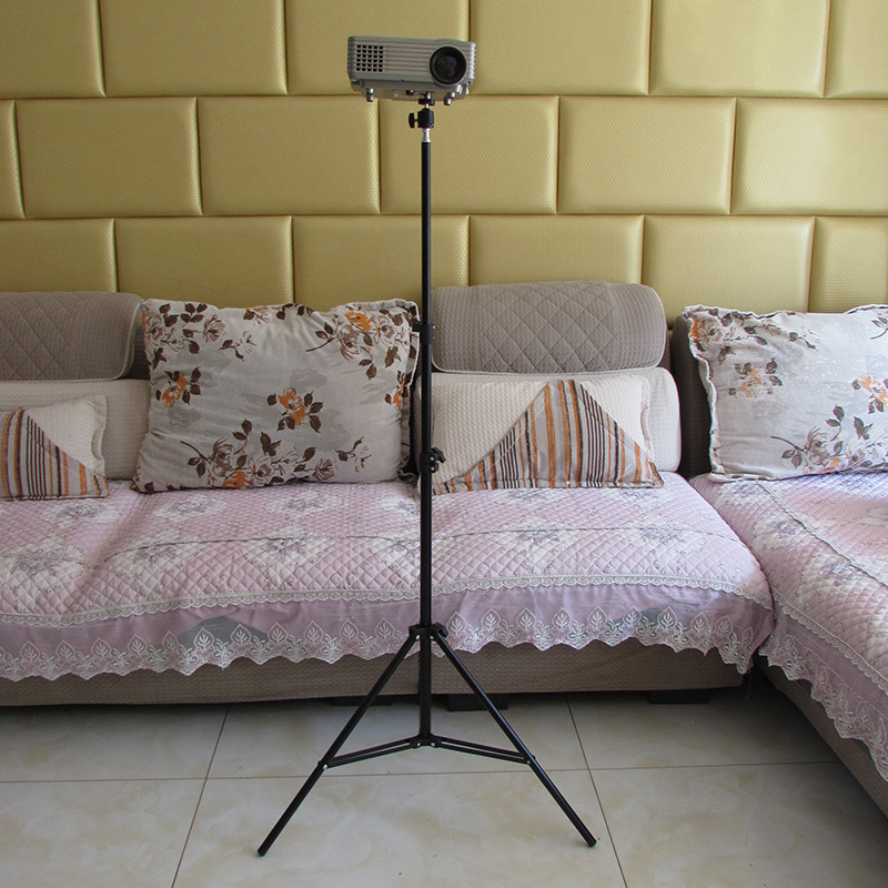 Projector Bracket Micro SLR Camera Floor-standing Three-legged Home Bed Head with PTZ Retractable Folding Portable Mobile