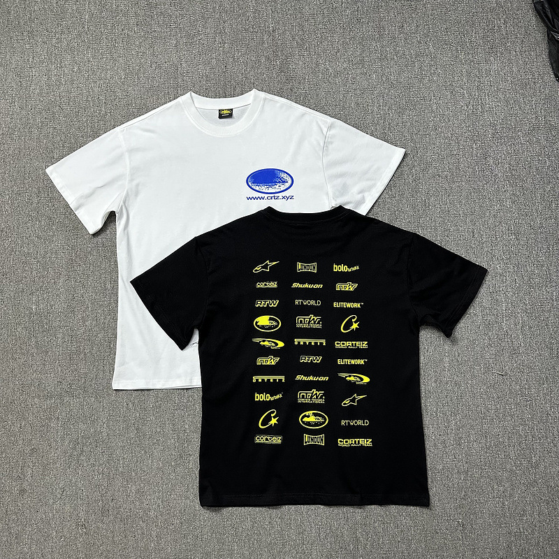 Corteiz summer New Devil Island fun letter printing fashion brand men and women loose casual round neck short sleeve t-shirt