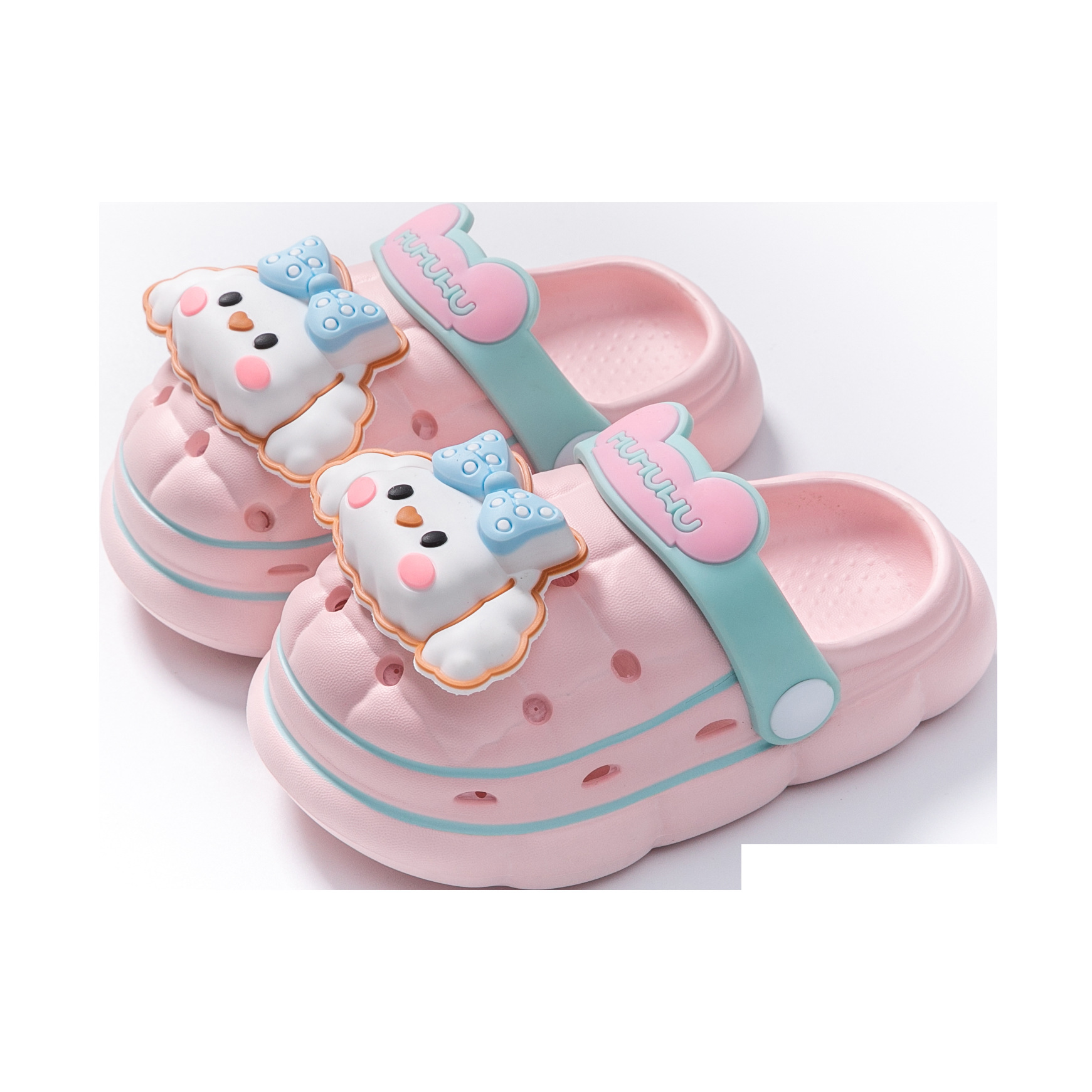 Children's hole shoes 2023 Summer new girls wear non-slip Western style slippers soft bottom boys cartoon beach shoes