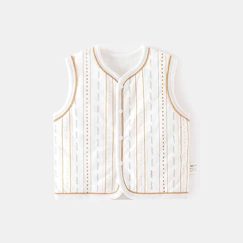 Baby's Belly Vest Autumn and Winter Baby's Cotton Vest Children's Waistcoat Waistcoat Newborn Pure Cotton Warm Top