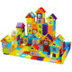 Wholesale children's house building blocks diy hand assembled house with window detachable kindergarten three-dimensional castle