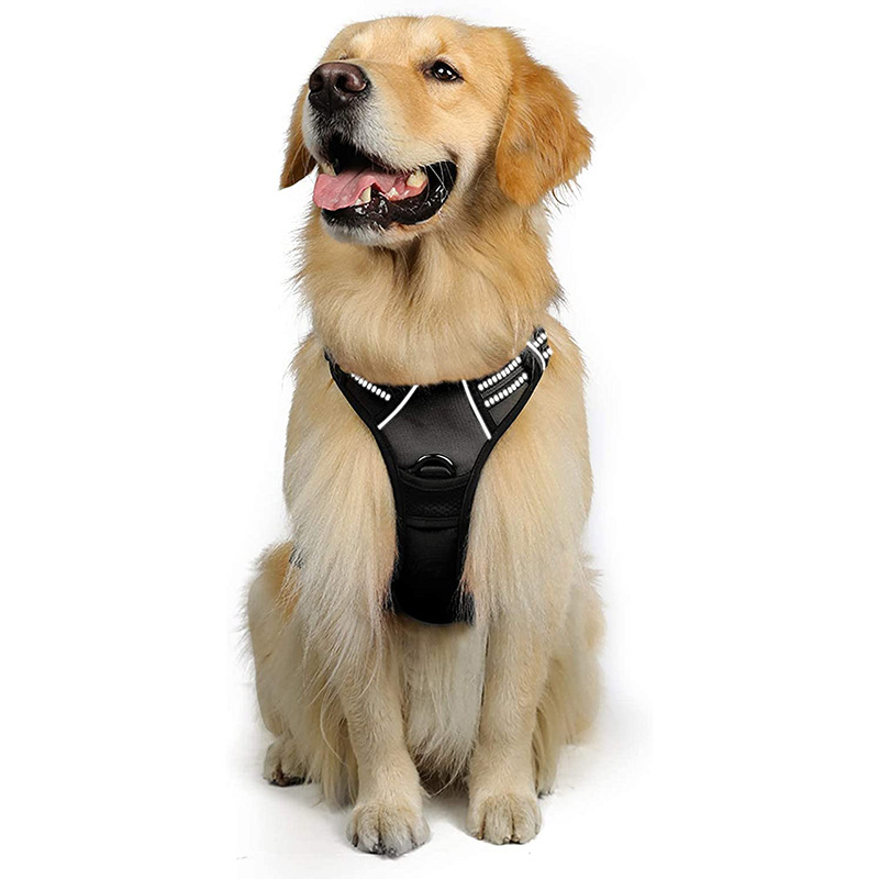 Wholesale snap-on pet chest strap medium and large dog vest traction rope reflective adjustable dog chest strap