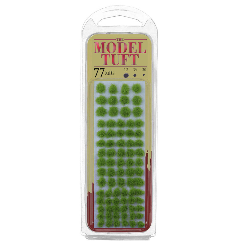 Xinda large grass nest grass Bush sand table building scene platform military miniature model material (77 pieces in a box)