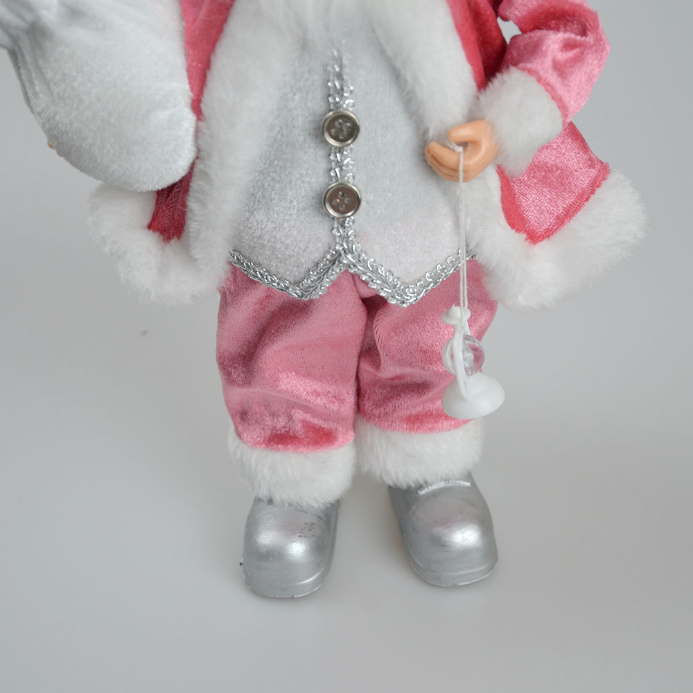 Cross-border new Christmas decoration Christmas resin elderly ornaments standing sitting Santa resin Christmas decoration_voghion.com