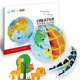 Creative paper earth 20cm (cartoon color version)