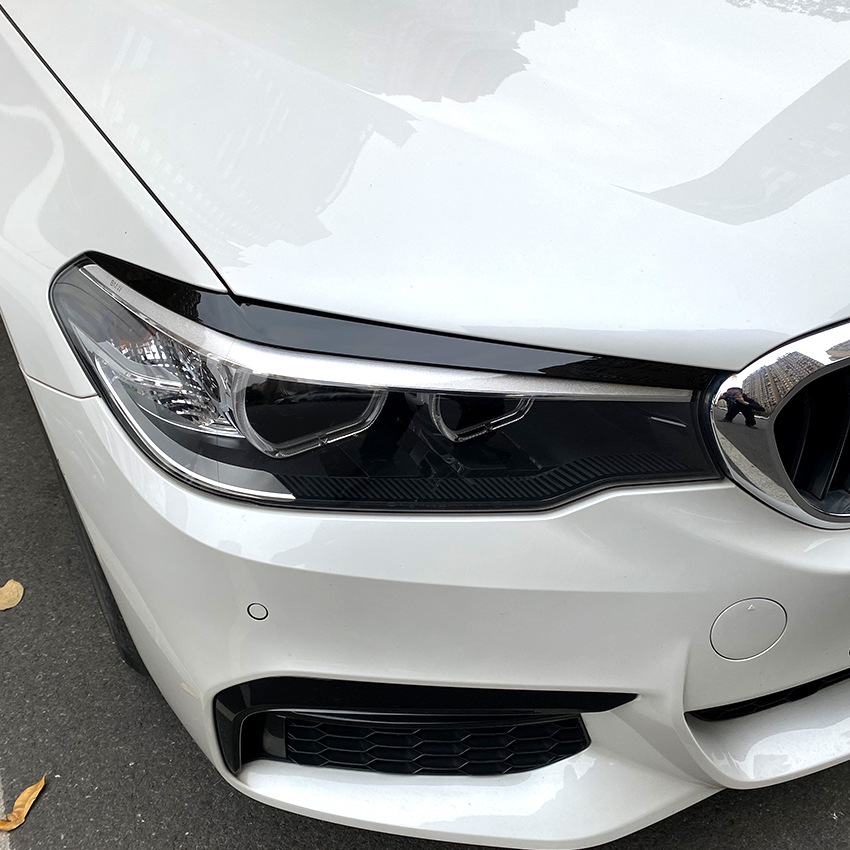 Suitable for BMW 5 Series G 30 525I 530i 2017-2021 headlight eyebrow exterior car sticker modification