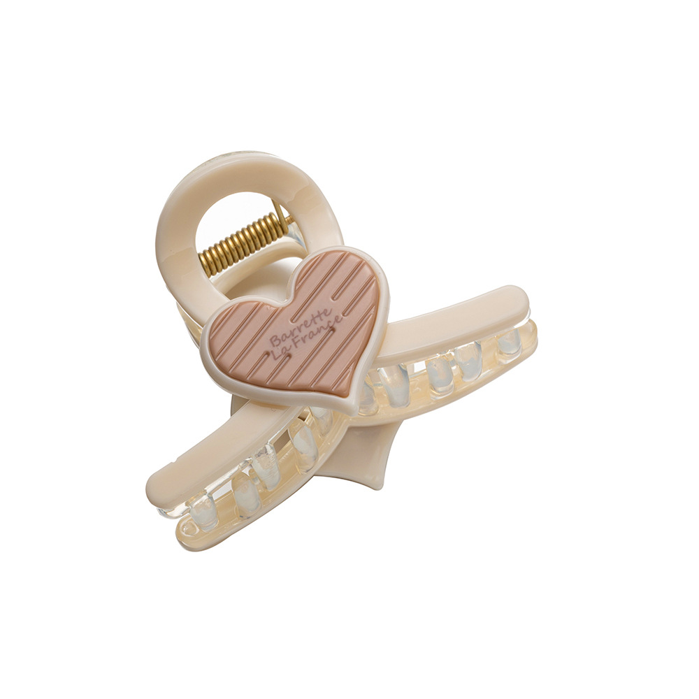 Neue liebe haar clip halb haar krawatte mode haarnadel kinder haar zubehör außenhandel heißer verkauf kopfschmuck kleine größe shark clip 7cm_voghion.com