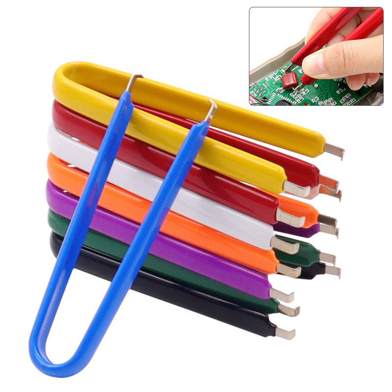 In-line embedded Simple U-shaped IC Plucker IC clip soldering driver chip component clip plucking tweezers