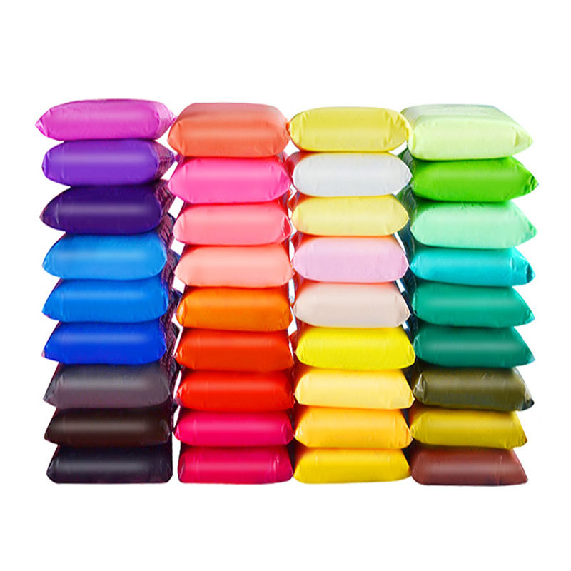 Ultra light clay wholesale children color mud handmade diy toy set plasticine clay mold space mud tools