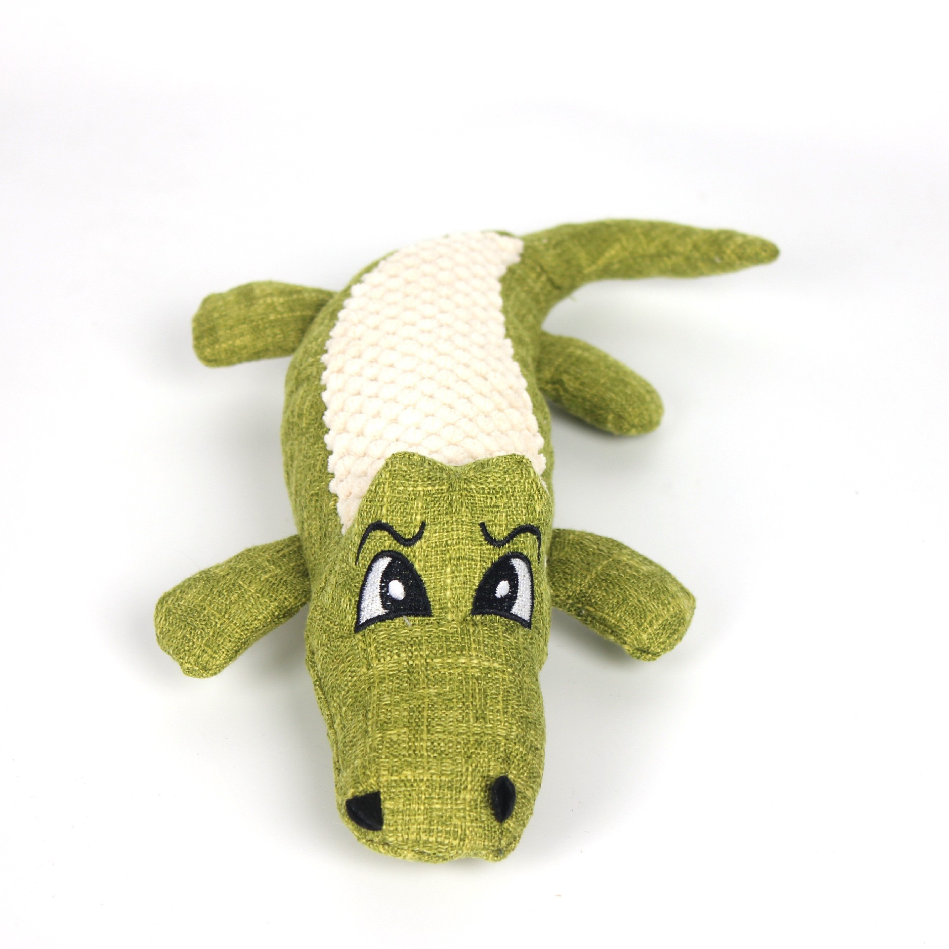 Factory direct explosive dog plush voice pet toys bite-resistant teeth grinding teeth simulation alligator toys wholesale
