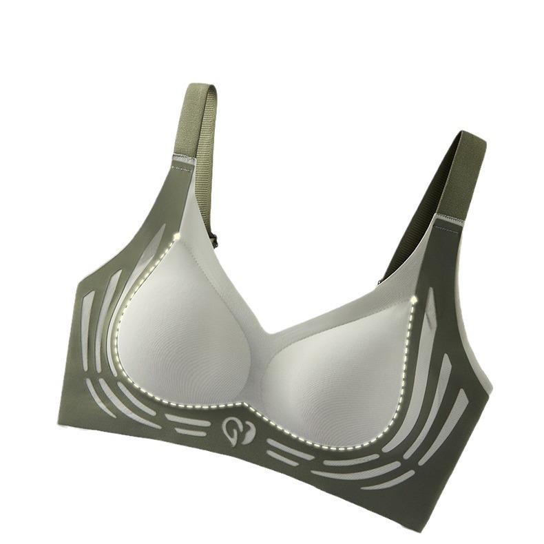 Cross-border plus size sports underwear accessory breast soft support adjustable small chest gathered anti-sagging running fixed cup