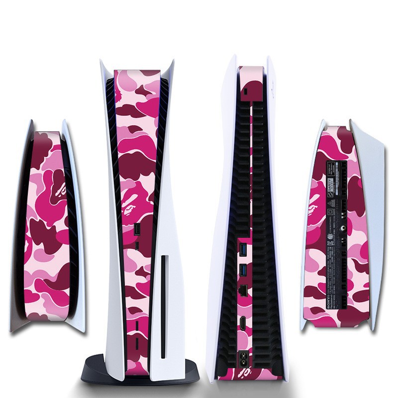 Factory wholesale ps5 side strip sticker ps5 host Middle sticker scratch-resistant wear-resistant optical drive a generation of hair