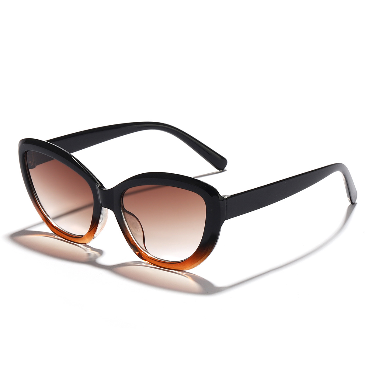 新款猫眼太阳镜ins风跨境墨镜女潮跨境个性大框UV400护目镜