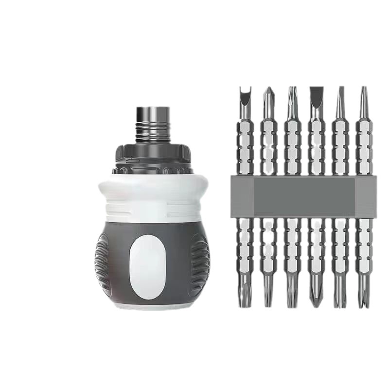 Factory a generation of ratchet screwdriver 26-piece boxed screwdriver double screwdriver telescopic cross word